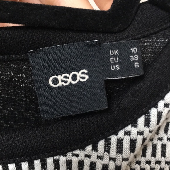 Black and white ASOS dress - Picture 4 of 4
